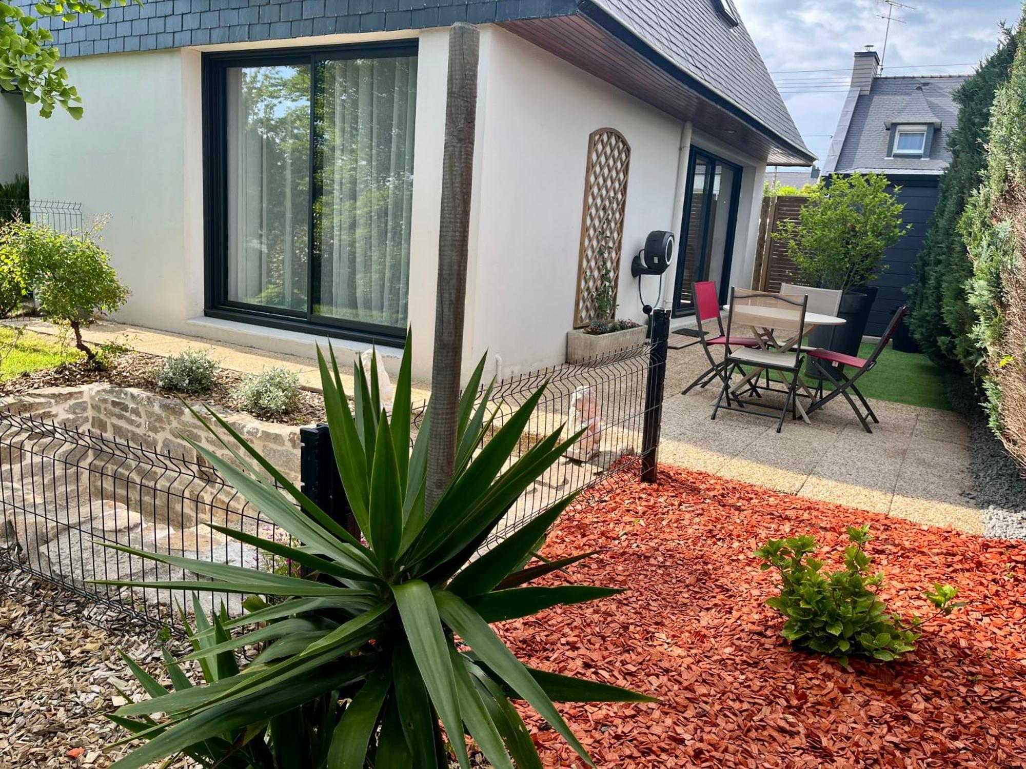 Appartement Au Jardin Ginkgo à Quimper Extérieur photo